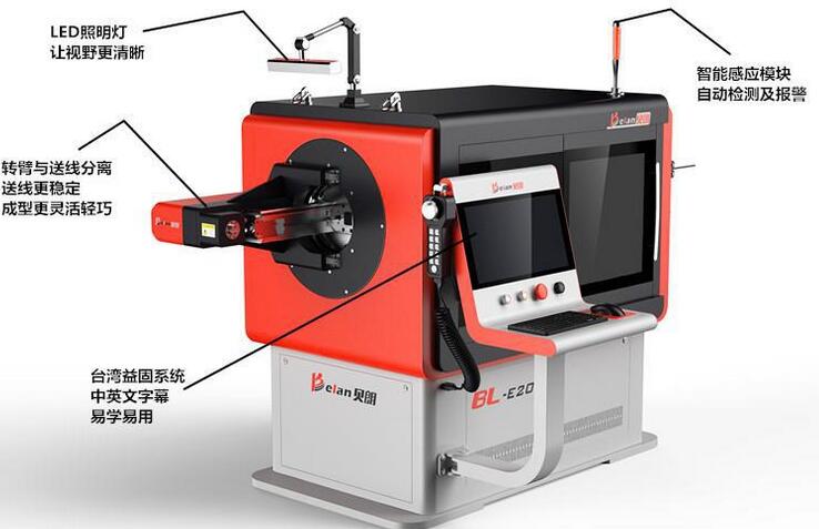 轉(zhuǎn)頭線(xiàn)材折彎?rùn)C(jī)特點(diǎn)及功能