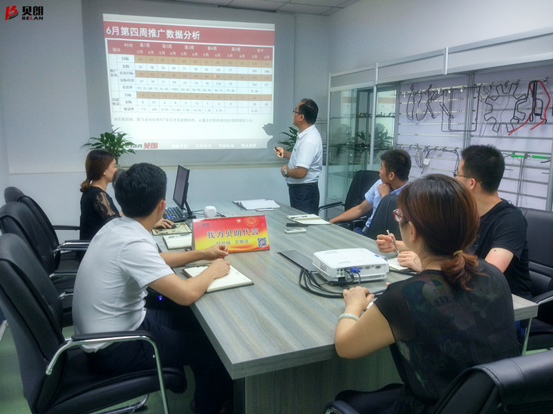 總結工作，計劃未來——貝朗鐵絲成型機員工周例會