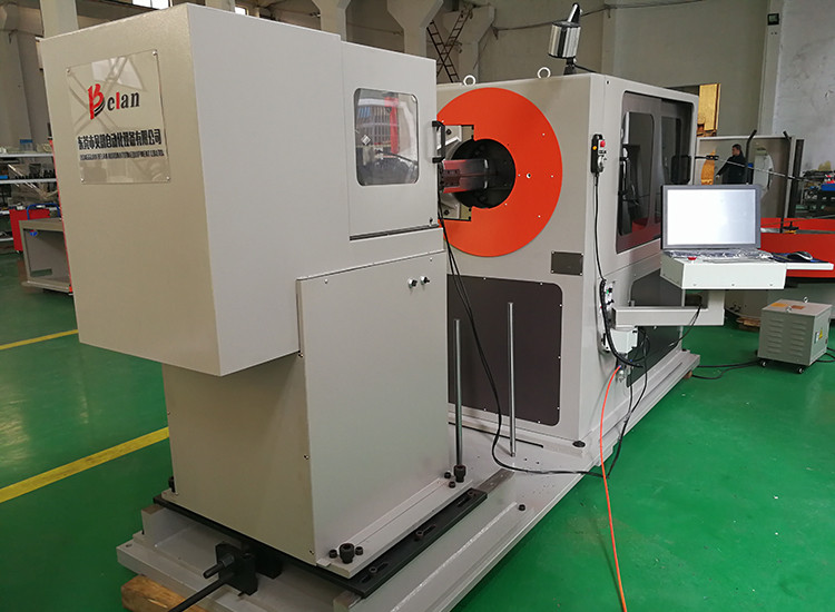 汽車千斤頂升降手搖桿貝朗的倒角折彎組合機(jī)能做嗎？